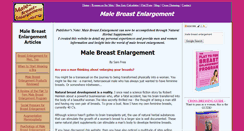 Desktop Screenshot of male-breast-enlargement.org
