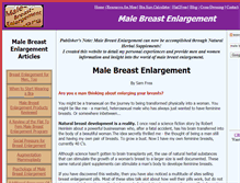 Tablet Screenshot of male-breast-enlargement.org